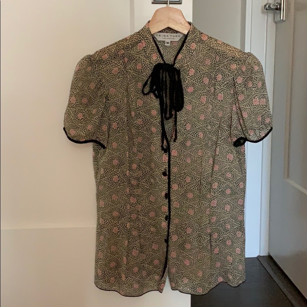 Trina Turk Silk Blouse